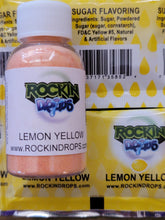 RockinDrops Concentrated Floss Sugar Flavoring - Lemon Yellow