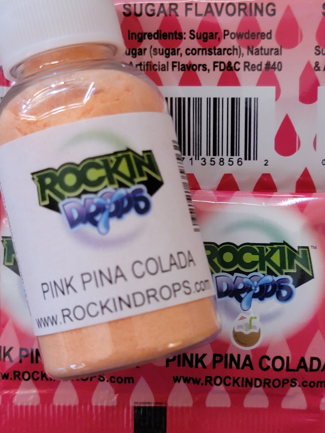 RockinDrops Concentrated Floss Sugar Flavoring - Pink Pina Colada