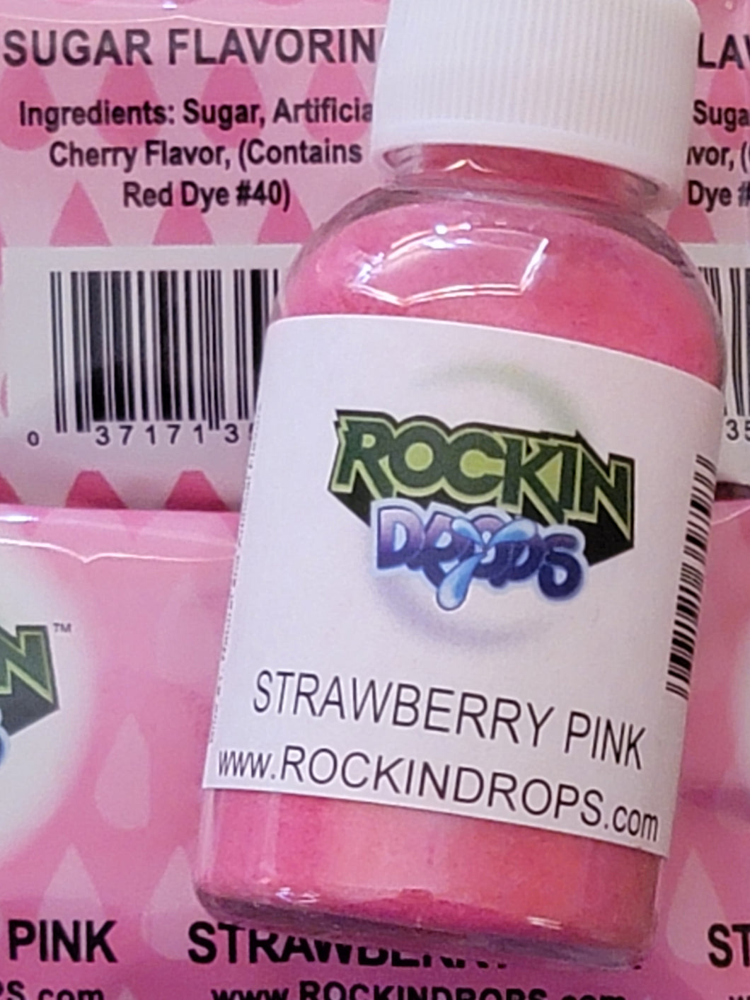 RockinDrops Concentrated Floss Sugar Flavoring - Strawberry Pink